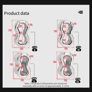 Anillo Escrotal Pesado FRRK, Potenciador de Eyaculación Masculina, Entrenador de Pene, Anillo para Testículos, Anillo para Pene, Juguetes Sexuales Fetichistas para Hombres - Product Image 3
