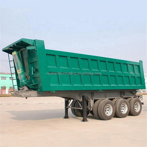 <span class=keywords><strong>Remorque</strong></span> benne arrière à 3 essieux 80 tonnes 28cbm avec levage avant en forme de U - Product Image 2