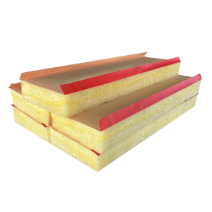 Panneaux en <span class=keywords><strong>fibre</strong></span> <span class=keywords><strong>de</strong></span> <span class=keywords><strong>verre</strong></span> conformes à la norme UL ASTM E84 R11, <span class=keywords><strong>isolation</strong></span> thermique pour bâtiments industriels, avec revêtement en kraft - Product Image 2