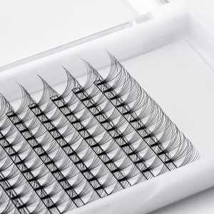 Extensions de Cils en Éventails Pré-faits 6D 8D 10D 12D, Épaisseur 0.05mm 0.07mm, Courbures C D, Tiges Courtes ou Longues, Éventails de Volume Pré-Fabriqués - Product Image 1
