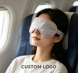 Masque de sommeil élastique multicolore en polyester 190T pour voyage en avion, accessoires de relaxation pour les yeux – Grande Vente - Product Image 5