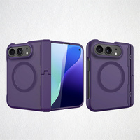 Nouvelle coque mate avec protection d'écran intégrée, support pliable magnétique pour iPhone 18 Fold