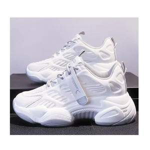 Zapatillas deportivas de estilo coreano para mujer, en blanco y negro, estilo retro, con suela blanda, informales, para correr, primavera y verano - Product Image 2