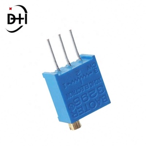 โพเทนชิโอมิเตอร์ 10 ชิ้น รุ่น 3296W-1-103 ค่าความต้านทาน 10K โอห์ม ความแม่นยำ 10% 100ppm แบบ Through Hole Trimmer  ค่าความต้านทาน 1K2K5K10K20K50K100K200K500K1M - Product Image 5