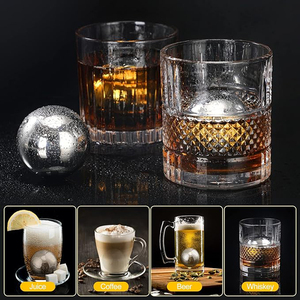 Ice Sphere Cubes Beverage Chilling Rock Whisky Stones Wieder verwendbare Kühlung Edelstahl Ice Balls für Whisky Beer Wine - Product Image 3