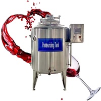 Machine de pasteurisation de lait à haute efficacité, cuve de fermentation, de chauffage et de mélange pour jus, confiture et vin