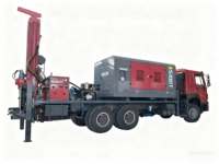 ZHIZUAN Foreuse hydraulique diesel sur chenilles pour forage de puits d'eau et de mines, profondeur max. 1100m, pompe 220V, facile à utiliser