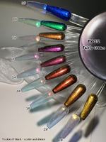 Gel Constructor UV Camaleón Aurora Opal Glitter en 9 Colores, Gel Semipermanente para Arte de Uñas para Salón y Uso Personal