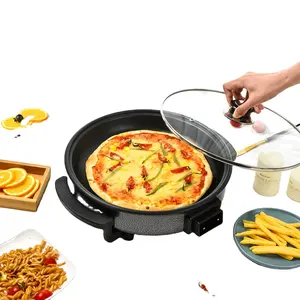 Padella antiaderente padella per Pizza da 12 pollici Design intelligente pentola multiuso