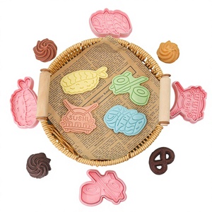 <span class=keywords><strong>Emporte</strong></span>-pièces de la série Sushi, <span class=keywords><strong>emporte</strong></span>-pièces 3D de dessins animés <span class=keywords><strong>japonais</strong></span>, moule à biscuits en argile DIY, moule à biscuits en relief - Product Image 3