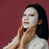 Masque facial OEM/ODM, soin de la peau coréen, masque en feuille bio au saumon PDRN, vitamine C, collagène, pour une hydratation intense de nuit