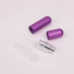 Botella atomizadora de Perfume de aluminio de lujo de 5ml y 10ml, recarga de Spray sostenible, Metal duradero para cosméticos personales, aceite esencial - Product Image 4