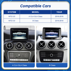 Écran tactile portable 10,25/12,3 pouces <span class=keywords><strong>Mercedes</strong></span>-Benz A/B/<span class=keywords><strong>CLA</strong></span>/GLA/GLC W205 2016-2018 NTG5.0 GPS CarPlay Multimédia Garantie de 2 ans - Product Image 2