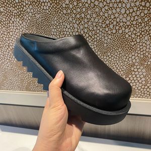 XINZI RAIN-<span class=keywords><strong>Zapatillas</strong></span> informales personalizadas de cuero para mujer, zuecos de suela gruesa, de plataforma alta, para exteriores - Product Image 1