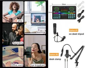 Microphone à condensateur BM900 pour YouTubeurs <span class=keywords><strong>pas</strong></span> <span class=keywords><strong>cher</strong></span>, pour chanter, <span class=keywords><strong>kit</strong></span> complet avec carte son - Product Image 3