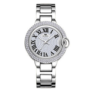 BS-Reloj de pulsera informal de cuarzo para mujer, nuevo, de gama alta, con diamantes, personalizado - Product Image 4