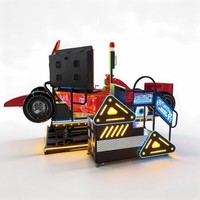Machine d'arcade de course à trois écrans Yuto à monnayeur, simulateur de course commercial, prix d'usine, version anglaise, vente chaude