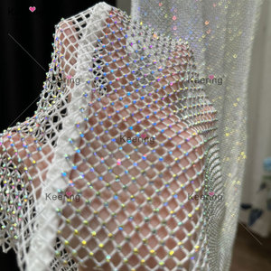 Europeo e americano strass rete a rete scava fuori Bikini Club vedere attraverso <span class=keywords><strong>molto</strong></span> ragazze in <span class=keywords><strong>abiti</strong></span> da notte per donna <span class=keywords><strong>Sexy</strong></span> - Product Image 2