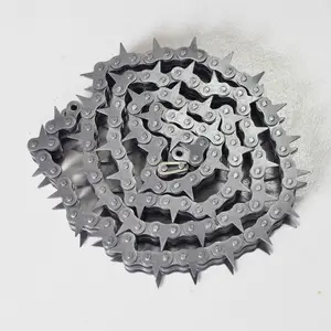 European standard B series double sprocket roller chain 40 with sharp top attachment