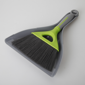 Small hand Broom And Dustpan Set Handle Rubber Plastic Desktop Sweep Cleaning Broom and Dustpan Set For Table