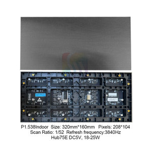 Modulo <span class=keywords><strong>Display</strong></span> <span class=keywords><strong>LED</strong></span> P1.<span class=keywords><strong>5</strong></span> per Interni 320x160 con Animazione per Segnaletica Digitale e Negozi al Dettaglio - Product Image 2