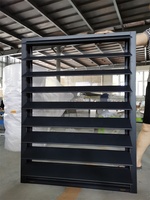 Fenêtre de Ventilation en aluminium fenêtre en verre trempé manuel fenêtres de jalousie