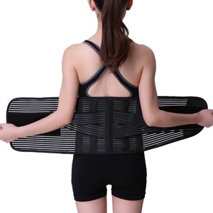 Ceinture de soutien lombaire enveloppante en Spandex et Nylon, protection de la taille pour adultes, Fitness, santé, massage, MLXLXXL - Product Image 1