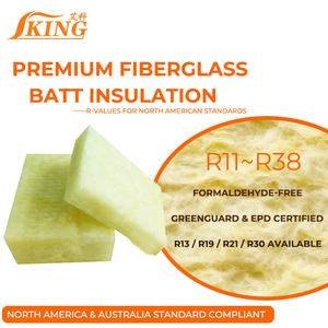 ISOKING Isolant pour la maison en fibre <span class=keywords><strong>de</strong></span> <span class=keywords><strong>verre</strong></span> R-15 pour les murs, les plafonds et les sols - Product Image 4