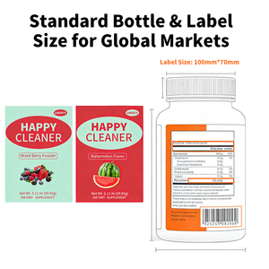 Polvo Limpiador OEM Happy Cleaner con Probióticos y Enzimas Digestivas, Entrega Rápida, Pedido Flexible para Reabastecimiento de Stock para Vendedores - Product Image 4