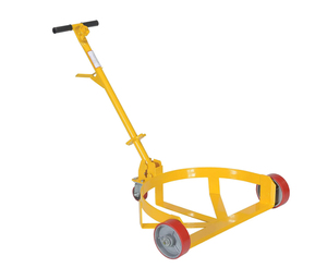 Chariot à fûts robuste avec cadre en acier, roues à profil bas, chariot à fûts en acier, chariot à fûts avec une tige pour tirer/ouvrir les fûts - Product Image 3