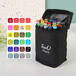 Marqueurs à alcool pour étudiants, marqueurs à double pointe pour croquis, ensemble de stylos marqueurs pour croquis - Product Image 3