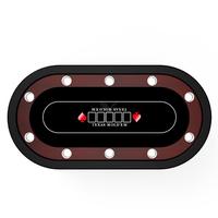 YH 86 pouces, vente en gros, bureau ovale Portable de haute qualité avec Table pliante Texas
