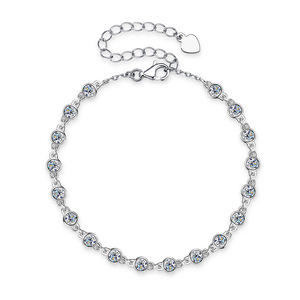 Bracelet tennis minimaliste pour femme avec zircon serti de 3 mm, en cuivre plaqué or 14 carats, anti-ternissement, bijoux de tous les jours, vente en gros pour femmes - Product Image 1