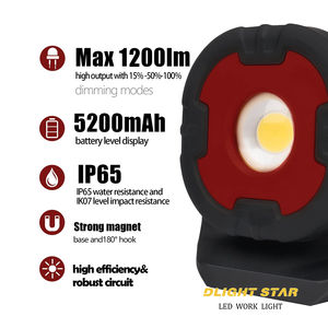 Nouveau Style Usine En Gros Rechargeable Multifonction 360 Degrés Rotation Travail Lumière dans La Construction <span class=keywords><strong>Led</strong></span> Trépied - Product Image 3