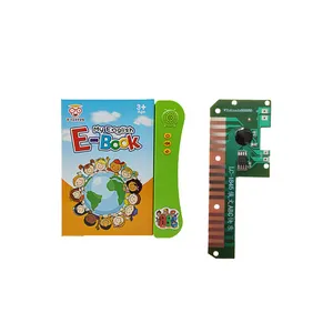 OEM custom electronic early learning machine pcb children's intelligent English ABC alphabet toy electronic book pcba