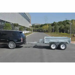 10x5 pesados Tandem gaiola Trailer