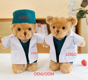 Oso de Peluche Promocional con Logotipo Personalizado, Oso de Peluche Doctor con Diseño Moderno, Camiseta con Logotipo, <span class=keywords><strong>Muñeco</strong></span> de Peluche Suave - Product Image 2