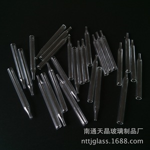 หลอดหยดแก้วเทียนจิง 5.5x60 มม. ปลายตรง สำหรับน้ำมันหอมระเหย - Product Image 1