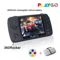 Écran IPS de 3,5 pouces Console de jeu portable Playgo Emulator Carte TF de 16 Go Batterie de 2000 mAh 1000 jeux vidéo rétro classiques