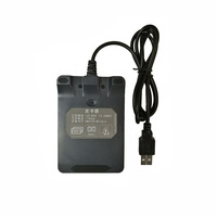 Lector de Tarjetas USB de Escritorio con Emulación de Teclado RFID de 125kHz y 13.56MHz OTG para PC, Hecho de Plástico