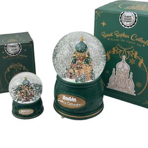 Harbin sofia กล่องดนตรีคริสตัลรูปดอกไม้ทำจากผ้าไหมของโบสถ์ไฟเปลี่ยนสีได้ตามต้องการสำหรับวันเกิดของนักท่องเที่ยว - Product Image 5