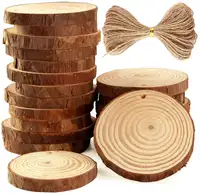 अधूरा उपकरण सर्किलों शादी की सजावट दौर गहने शिल्प थोक प्राकृतिक लकड़ी स्लाइस
