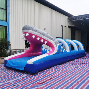 Glissière <span class=keywords><strong>gonflable</strong></span> commerciale de requin de grande glissière <span class=keywords><strong>gonflable</strong></span> de <span class=keywords><strong>ventre</strong></span> de requin avec la voûte pour des enfants et l'adulte - Product Image 2