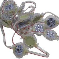 Module de lumière LED à points programmable étanche SMD3535 DC24V 50 mm, source de lumière LED RGB, 30 pièces/chaîne