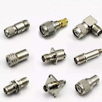 Kits de adaptadores UHF a SMA/BNC/MCX/FME/F/TNC/Mini UHF RF Adaptador coaxial Macho Hembra Coaxial UHF VHF HF Radio