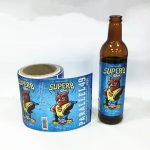 A4 Sticker Paper,Gloss Silver BOPP Sticker,Sticker Paper for Beer Bottle