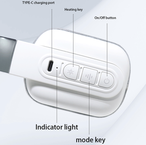 Appareil d'électrothérapie TENS sans fil Portable vertèbre Relax Massage chauffage compresse chaude pour cou épaule masseur cervical - Product Image 5