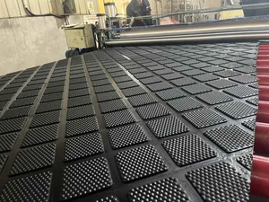 Buzağılar ve Domuz Yavruları için Isı Koruyucu Paspaslar, İnek At Ahırı Paspasları, Hayvancılık için Kauçuk Paspaslar, Kaplumbağa Şekilli Desenli Kauçuk Levhalar - Product Image 4