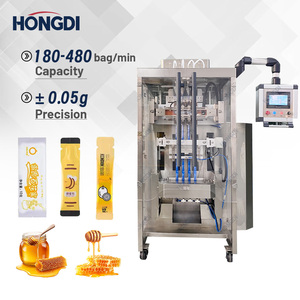 Semi-Automatic Multi Line High Efficiency 10g 20g 50g Ice Pop Liquid <b>Juice</b> Filling Packaging <b>Machine</b> HONGDI Brand - Product Image 2