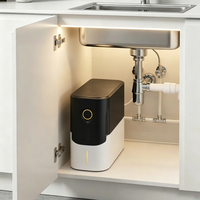 Système d'osmose inverse compact et de petite taille pour camping-car, filtre à eau RO électrique en plastique à installation facile et auto-nettoyant, à installer sous l'évier